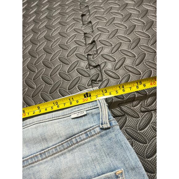 Mother High Waisted Rider Skimp Dreamer Light/Pastel Blue Womens Size 26 - Picture 13 of 15